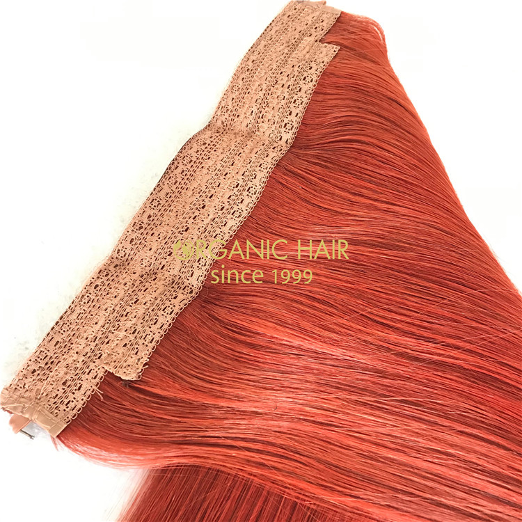 Human #130 color halo hair extensions on sale X164